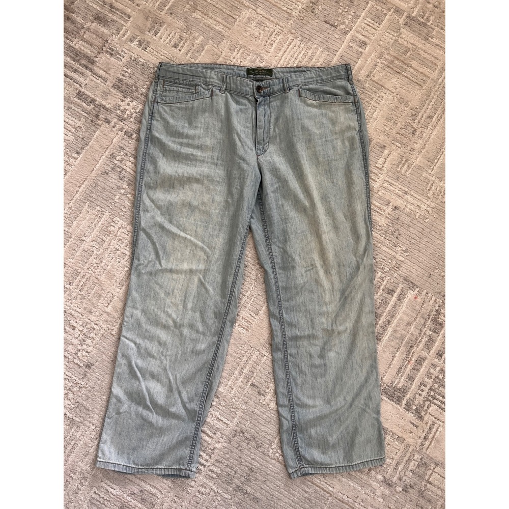 LRL Lauren Jeans Co. Ralph Lauren Women's Light Wash Denim Pants Size 16